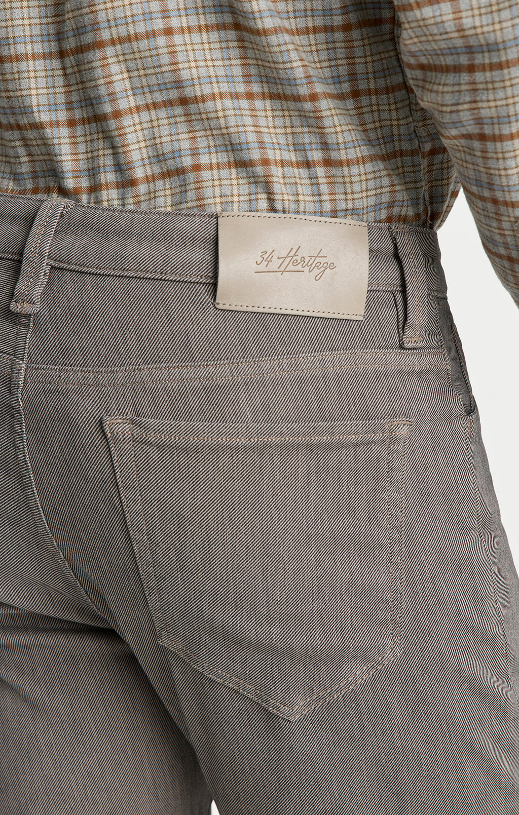 Cool Tapered Leg Pants in Stone Diagonal