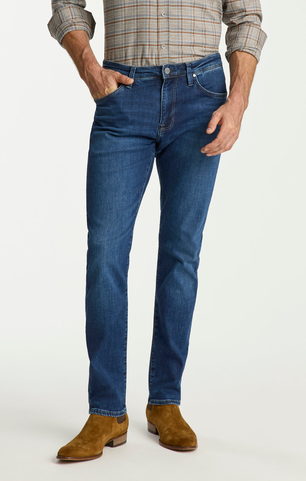Cool Tapered Leg Jeans in Dark Organic Ultra