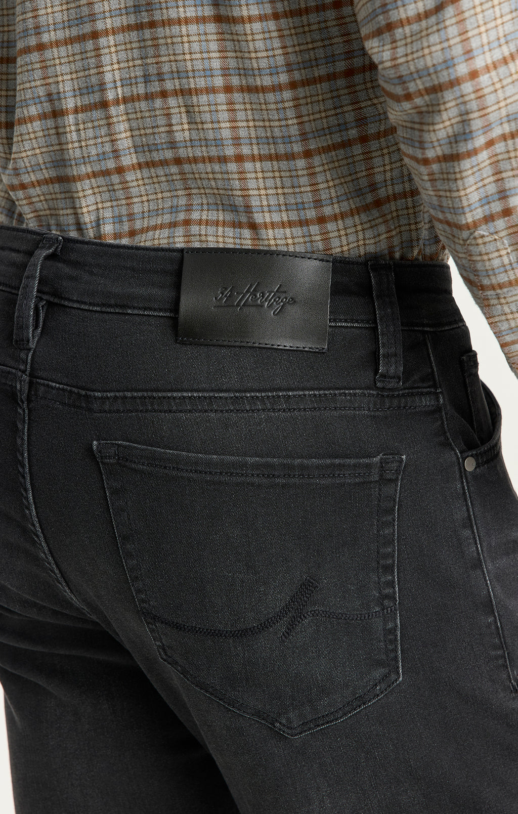 Cool Tapered Leg Jeans in Smoke Organic Ultra