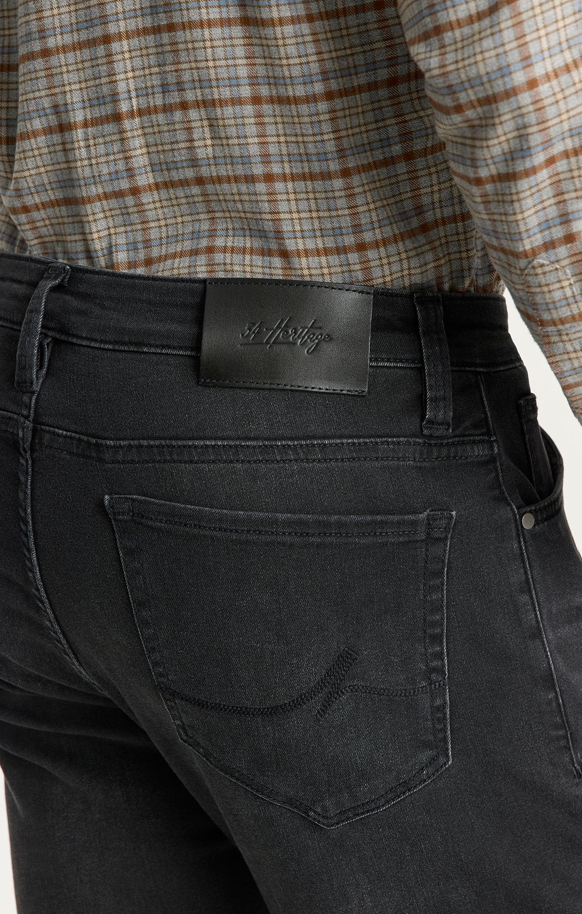 Cool Tapered Leg Jeans in Smoke Organic Ultra