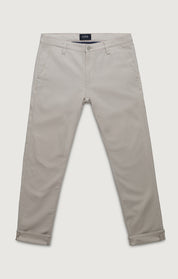 Verona Straight Leg Chino Pants In Oat Honeycomb