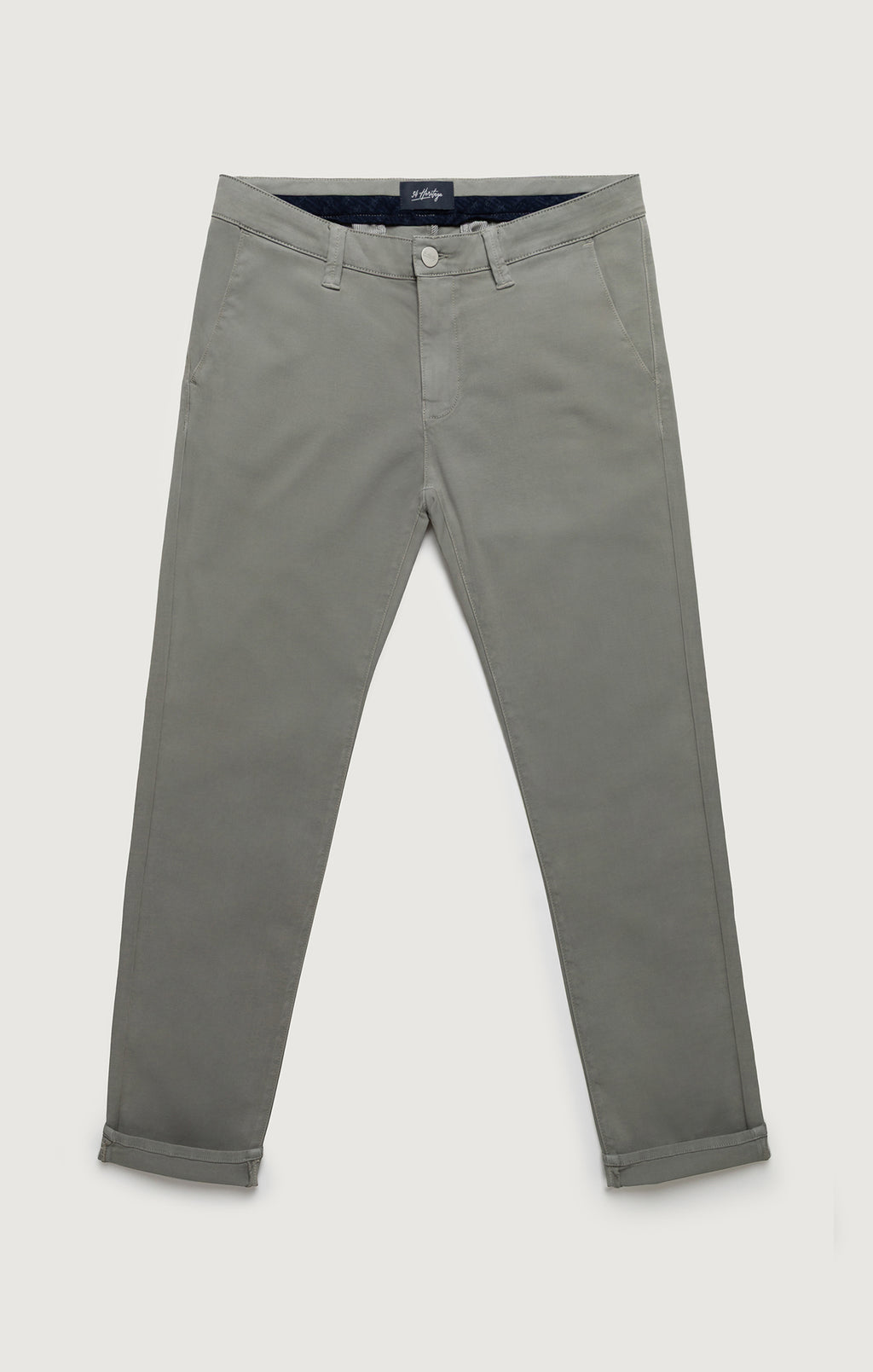 Verona Straight Leg Chino Pants In Dove High Flyer