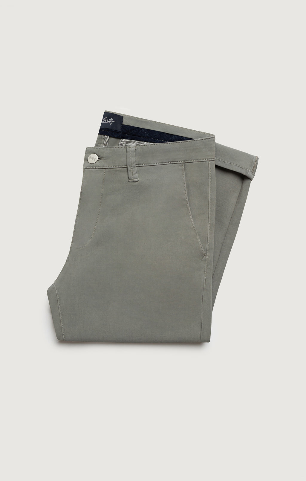 Verona Straight Leg Chino Pants In Dove High Flyer