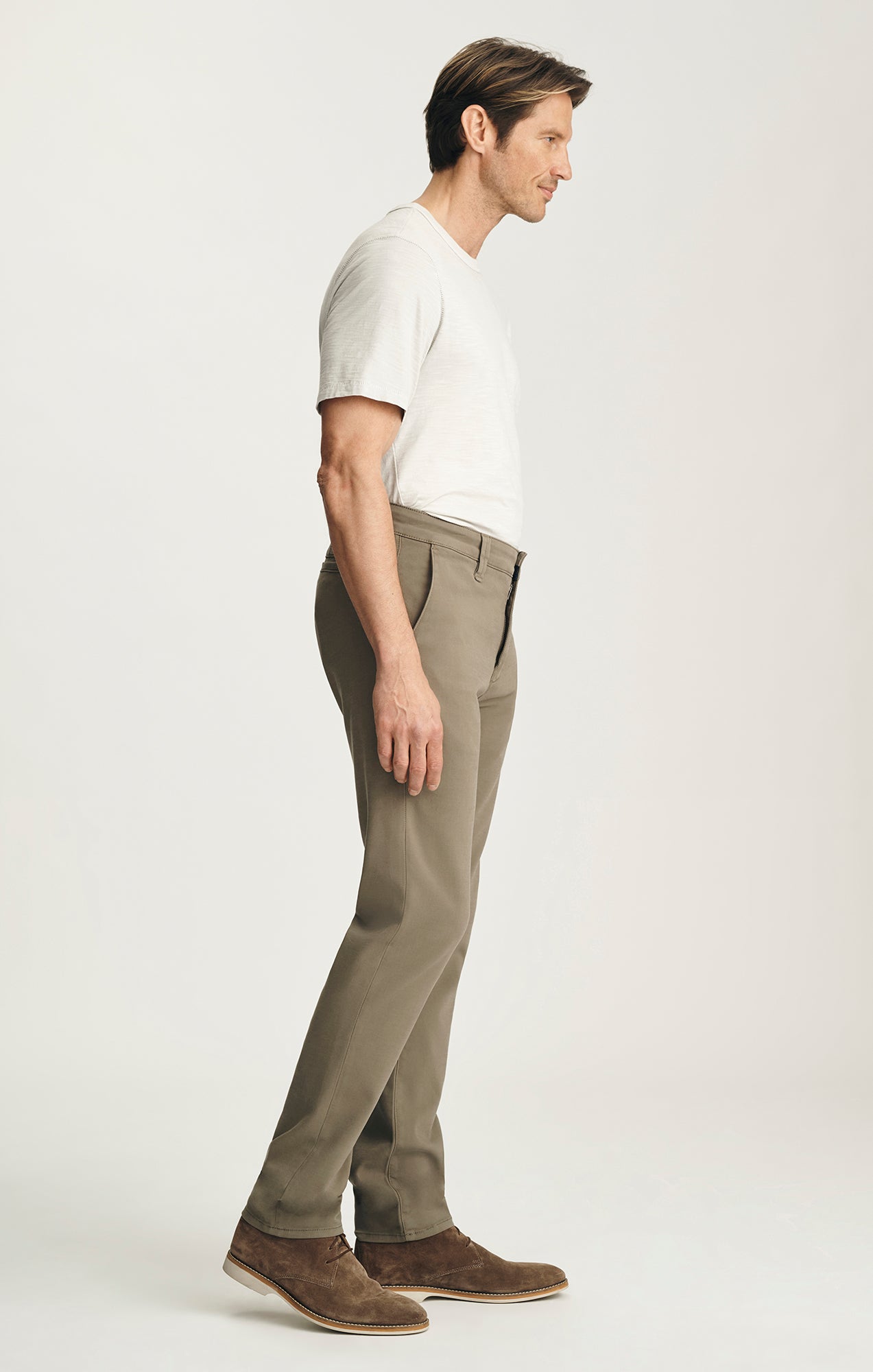 Verona Straight Leg Chino Pants in Mercury High Flyer