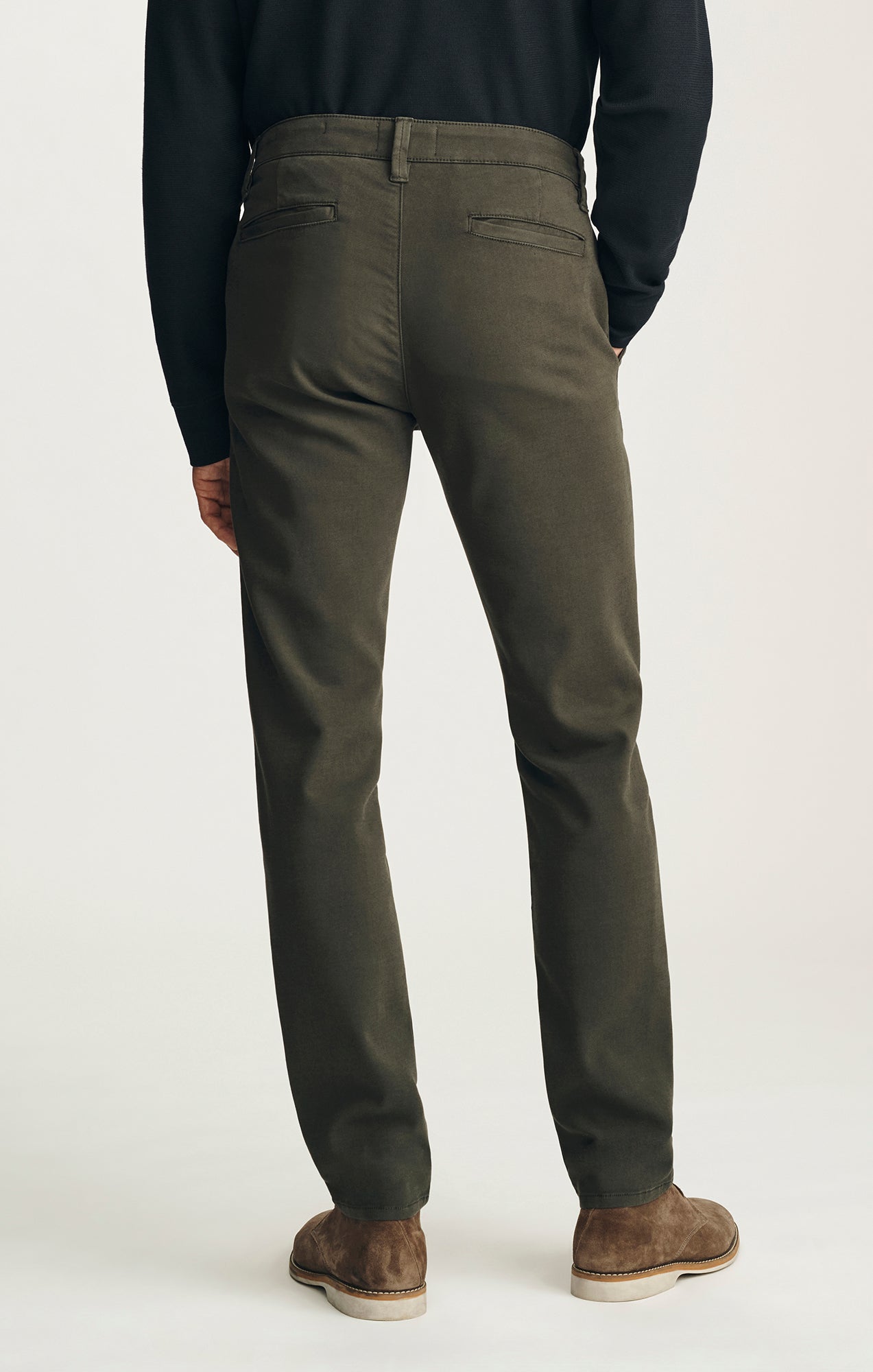 Verona Straight Leg Chino Pants in Jasper High Flyer