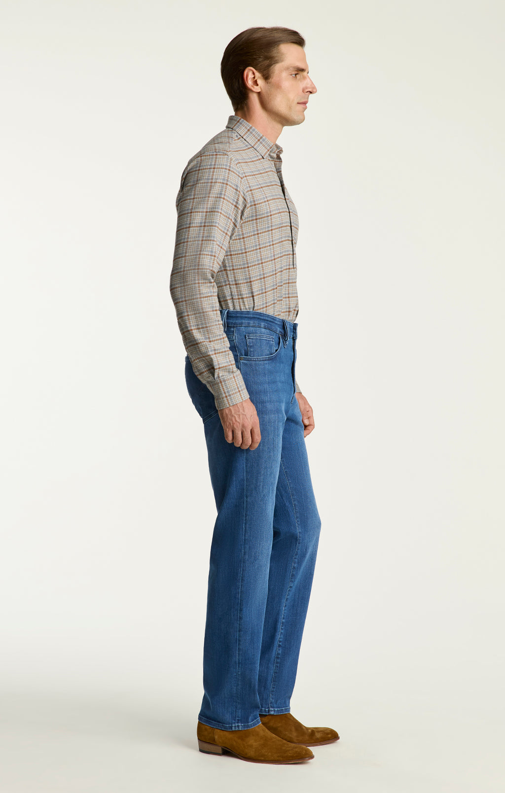 Charisma Relaxed Straight Jeans in Mid Urban