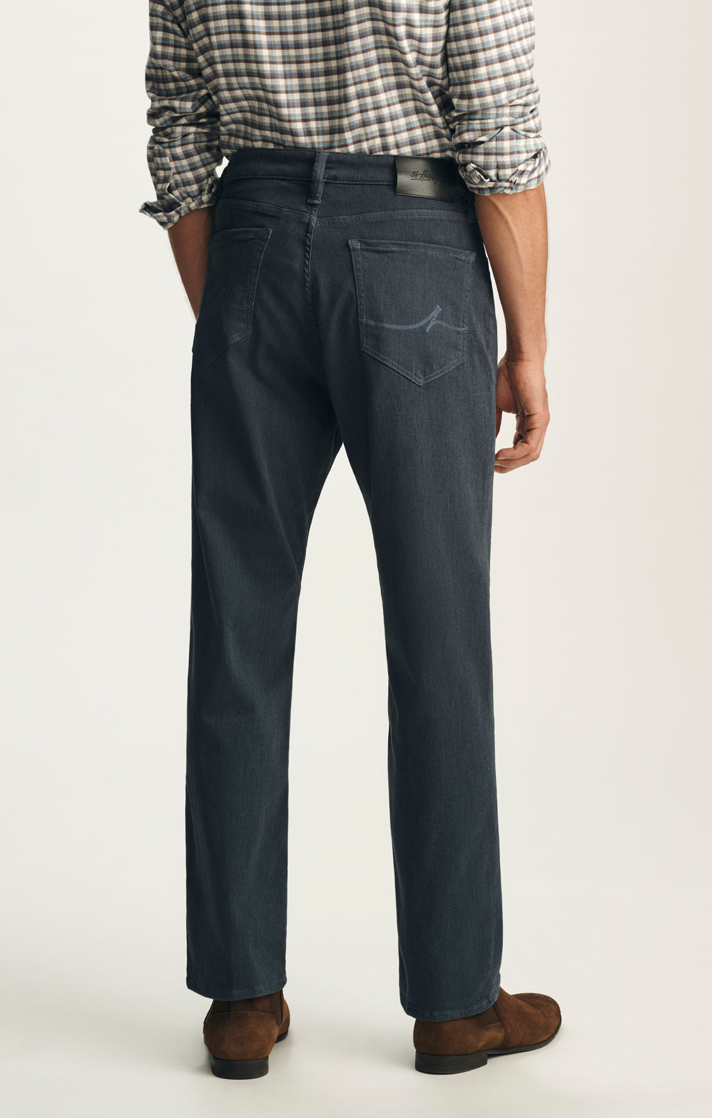 Charisma Relaxed Straight Pants In Insignia Blue Diagonal