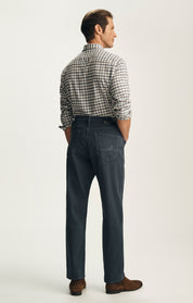 Charisma Relaxed Straight Pants In Insignia Blue Diagonal