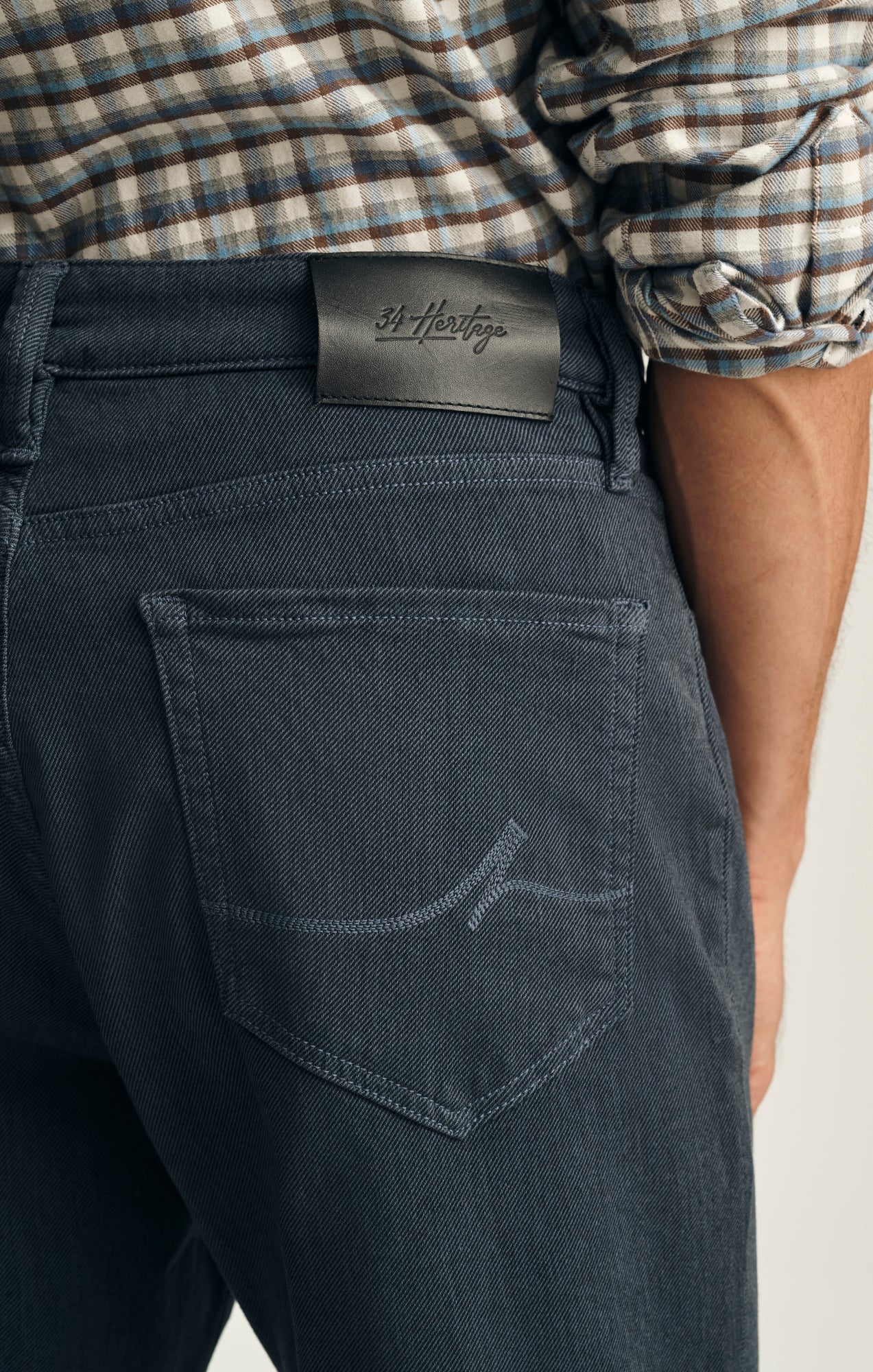 Charisma Relaxed Straight Pants In Insignia Blue Diagonal