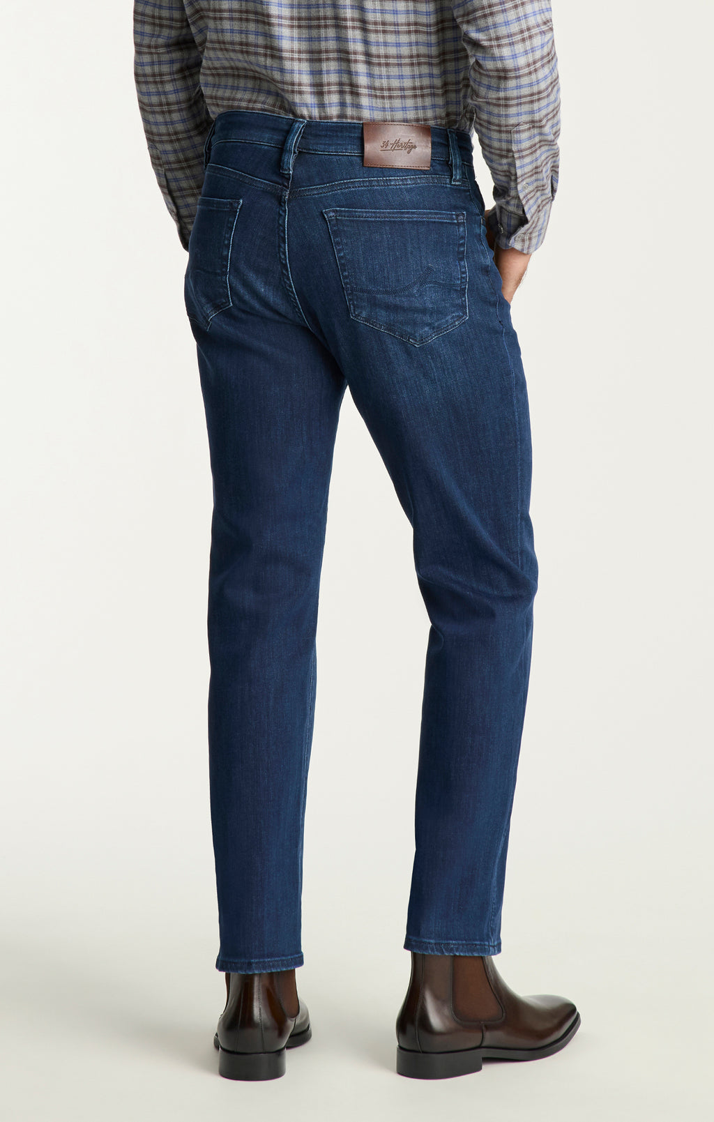 Charisma Relaxed Straight Jeans In Dark Midnight Brushed Urban