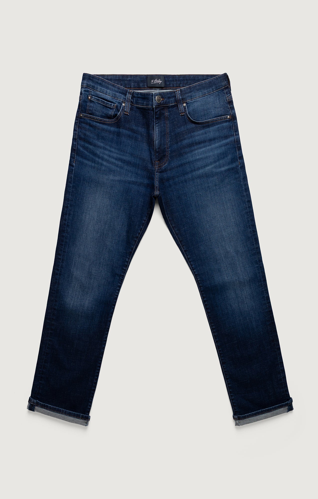 Camino Relaxed Straight Jeans In Deep Brushed Vintage