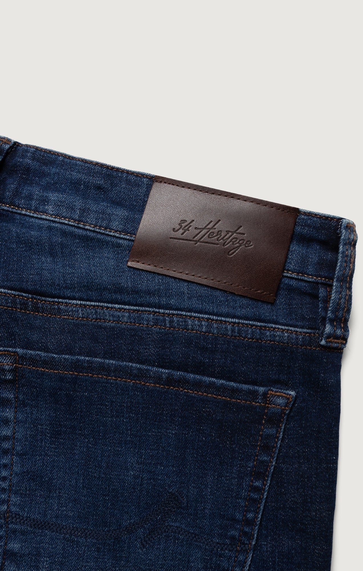 Camino Relaxed Straight Jeans In Deep Brushed Vintage