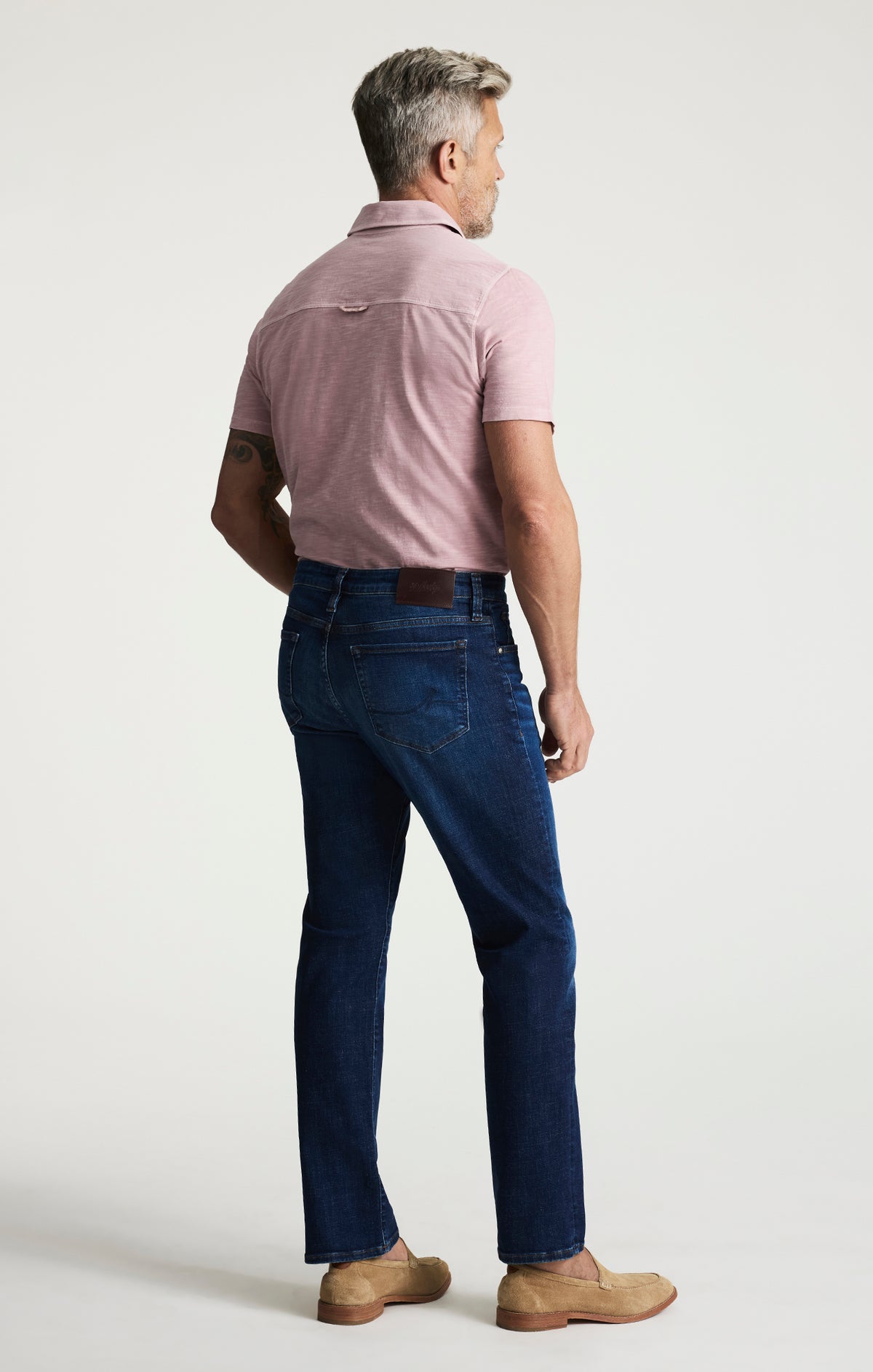 Camino Relaxed Straight Jeans in Deep Brushed Vintage