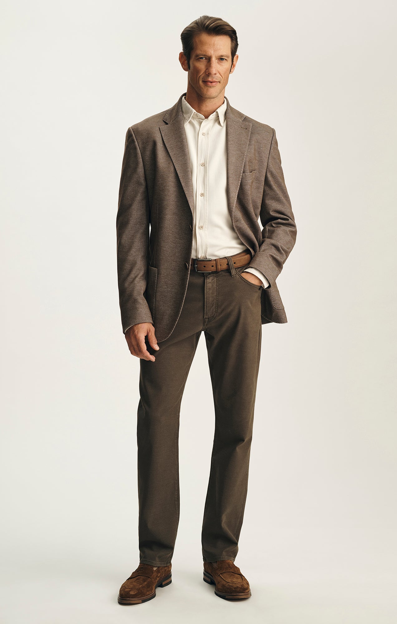 Camino Relaxed Straight Pants in Cactus CoolMax