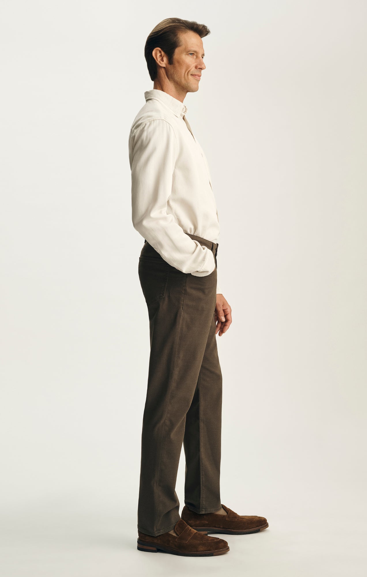 Camino Relaxed Straight Pants in Cactus CoolMax