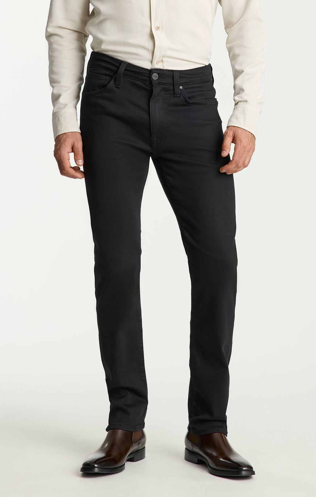 Courage Straight Leg Jeans In Black Urban