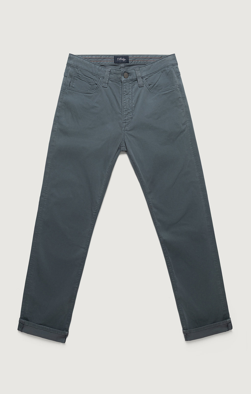 Courage Straight Leg Pants In Slate Twill