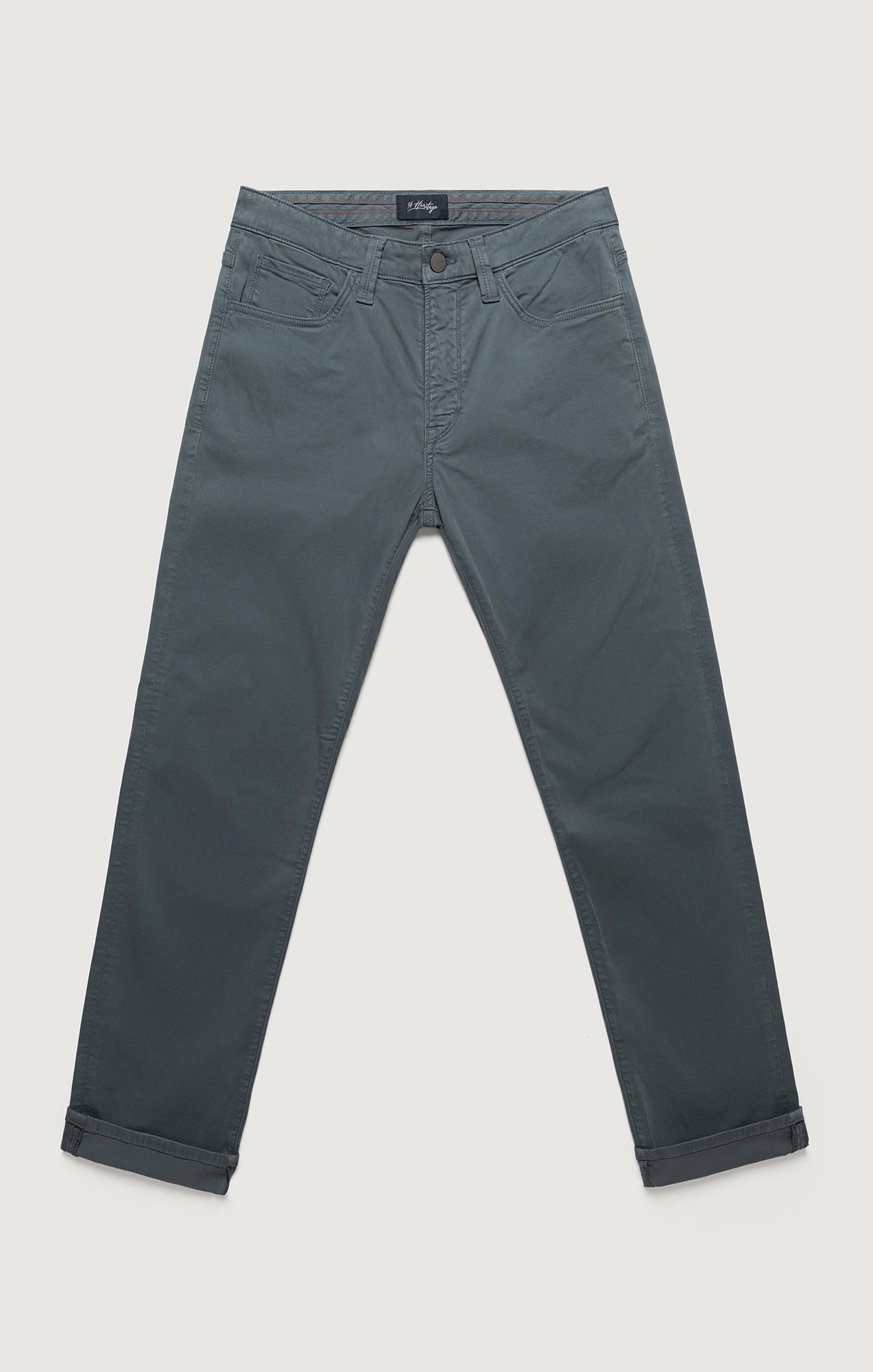 Courage Straight Leg Pants In Slate Twill