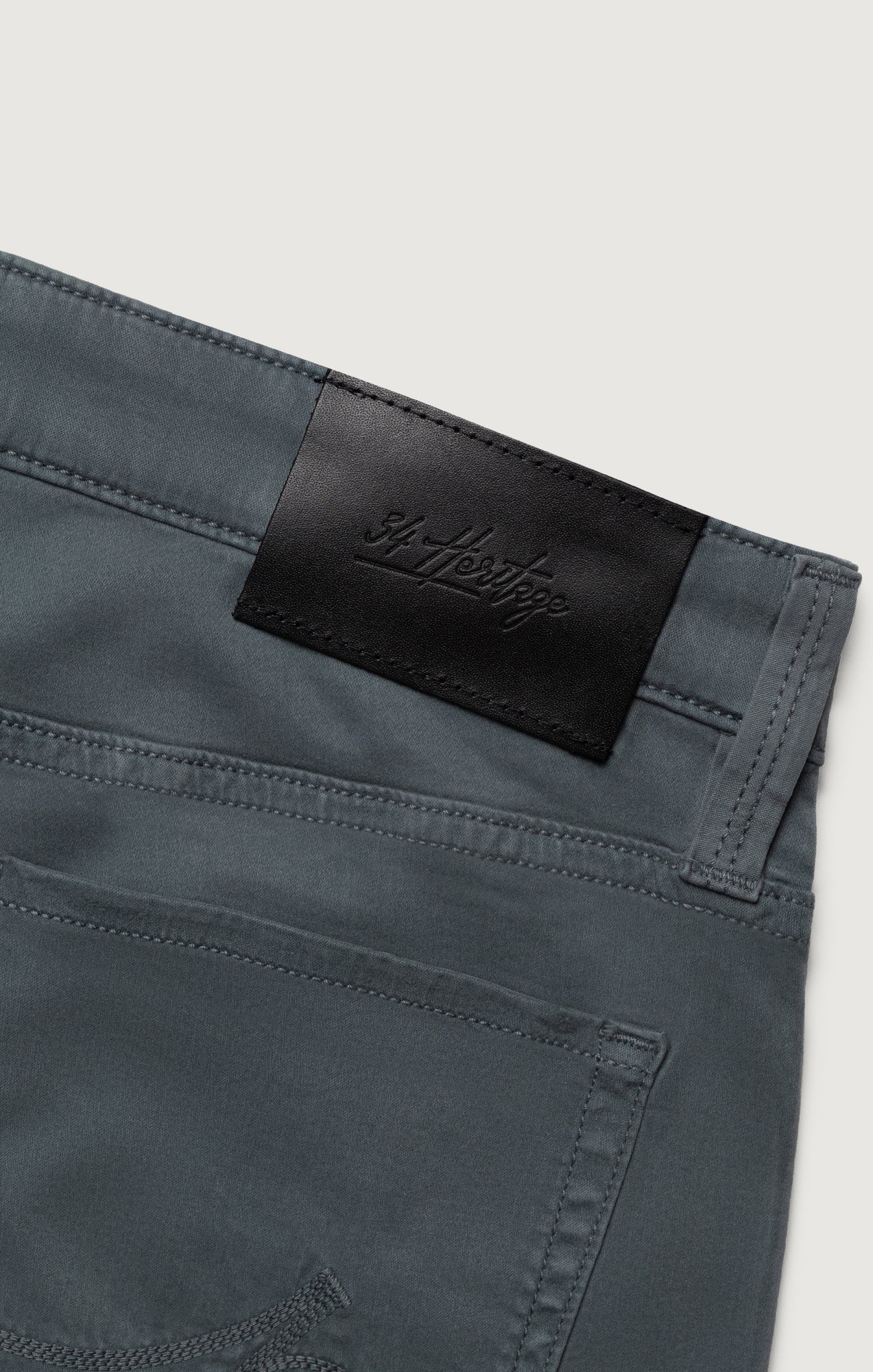 Courage Straight Leg Pants In Slate Twill