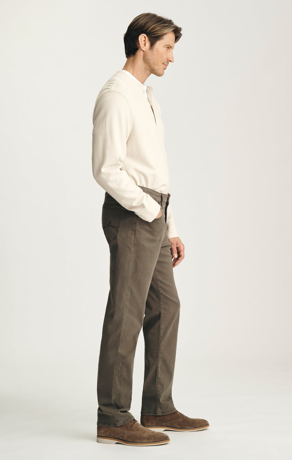 Courage Straight Leg Pants in Hardwood Twill