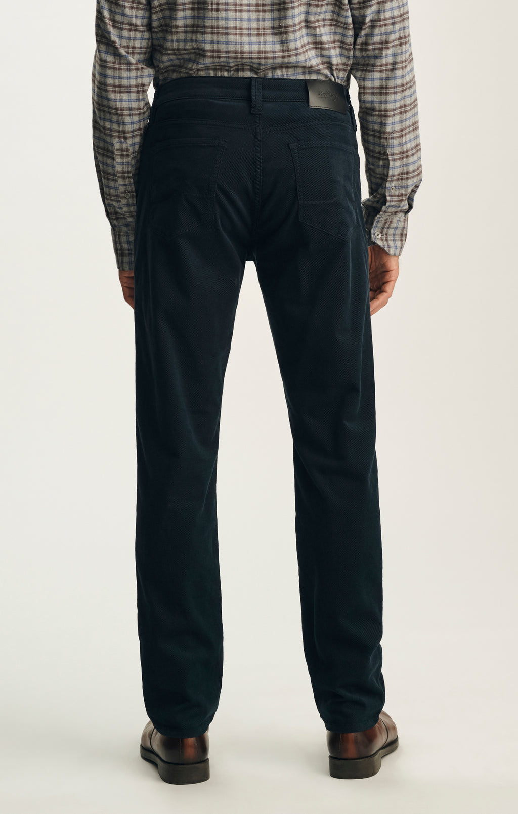 Courage Straight Leg Pants in Midnight Diagonal Luxe