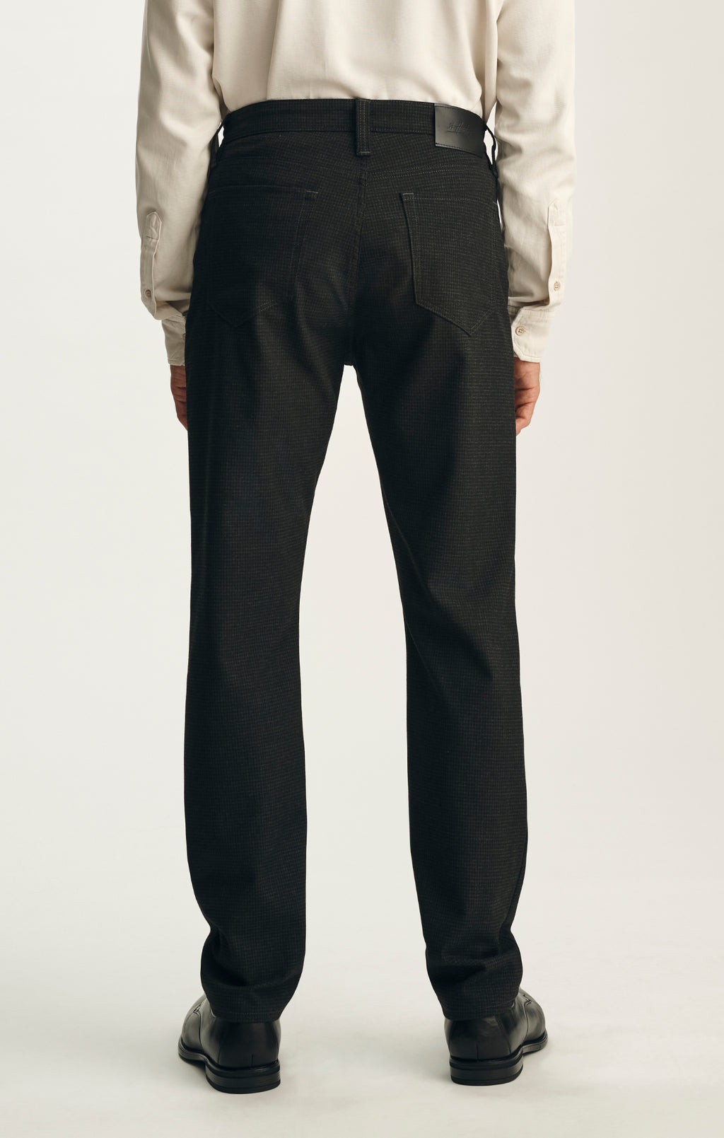 Courage Straight Leg Pants in Charcoal Supreme Plaid