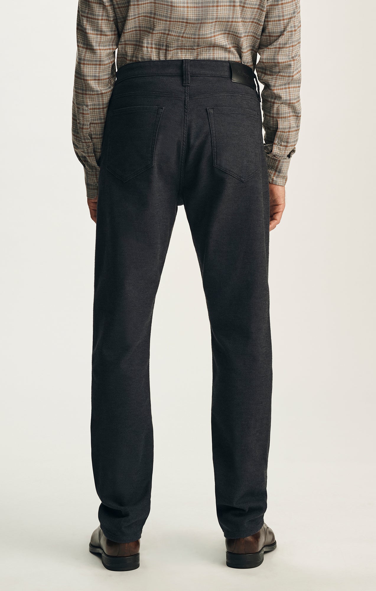 Courage Straight Leg Pants in Navy Nailhead