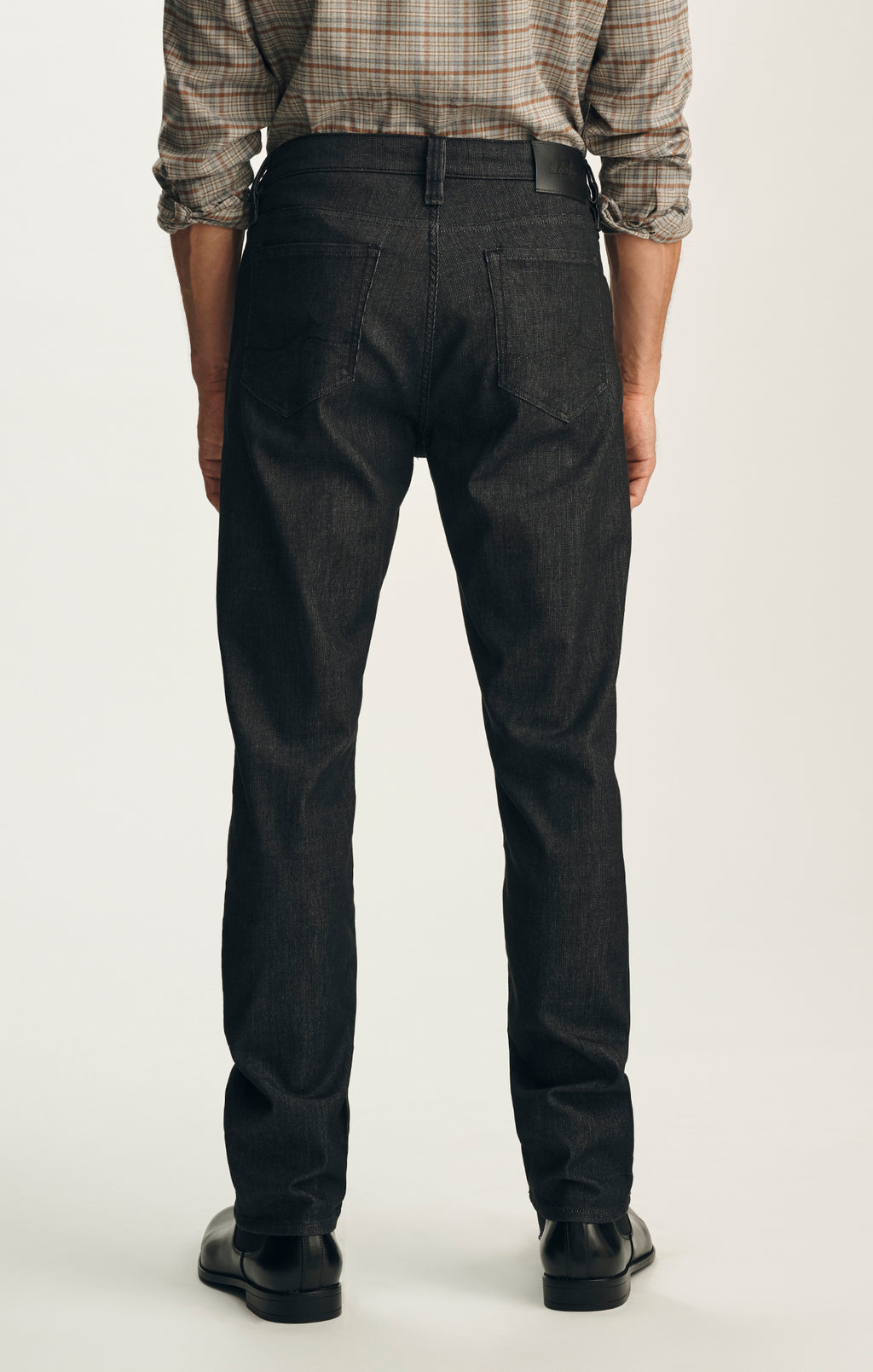 Courage Straight Leg Jeans in Black Sporty