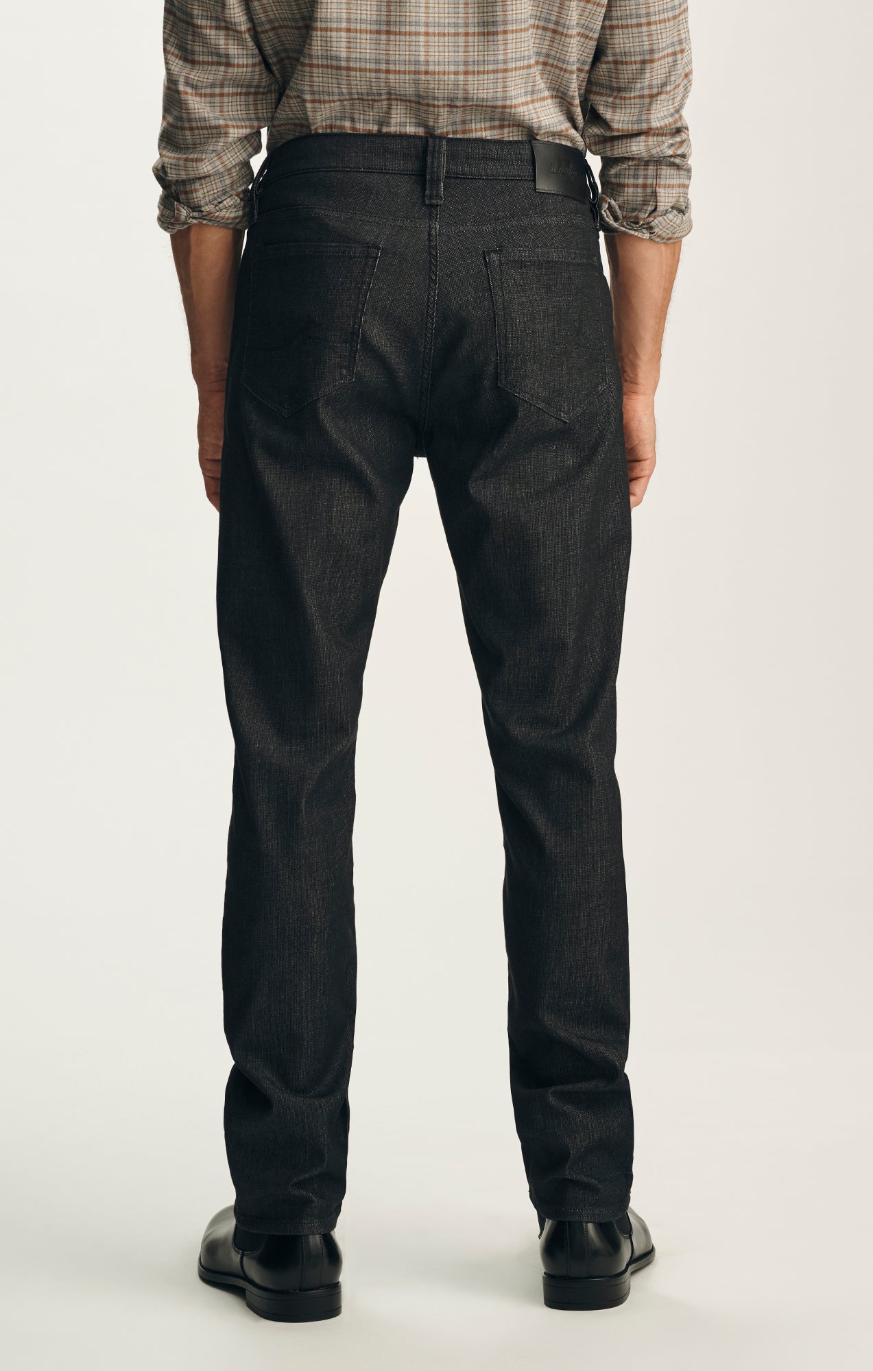 Courage Straight Leg Jeans in Black Sporty