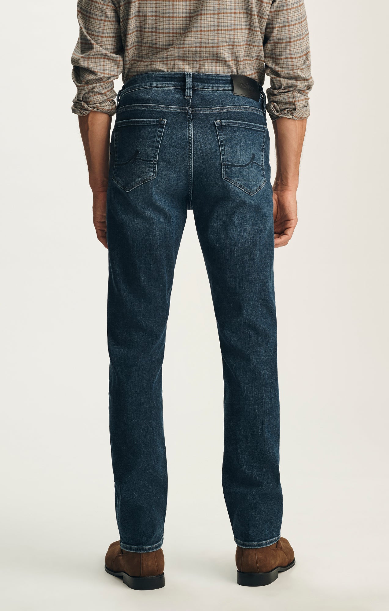 Courage Straight Leg Jeans in Dark Organic Ultra