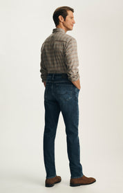 Courage Straight Leg Jeans in Dark Organic Ultra