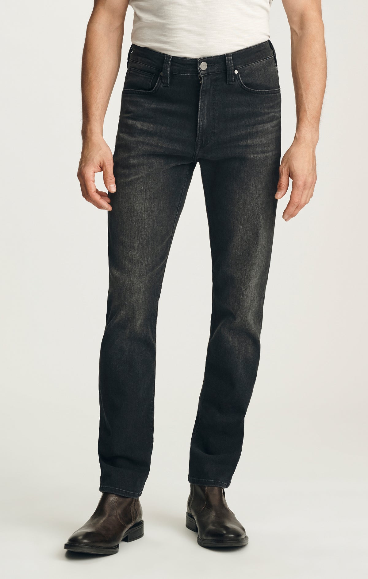 Courage Straight Leg Jeans in Smoke Organic Ultra
