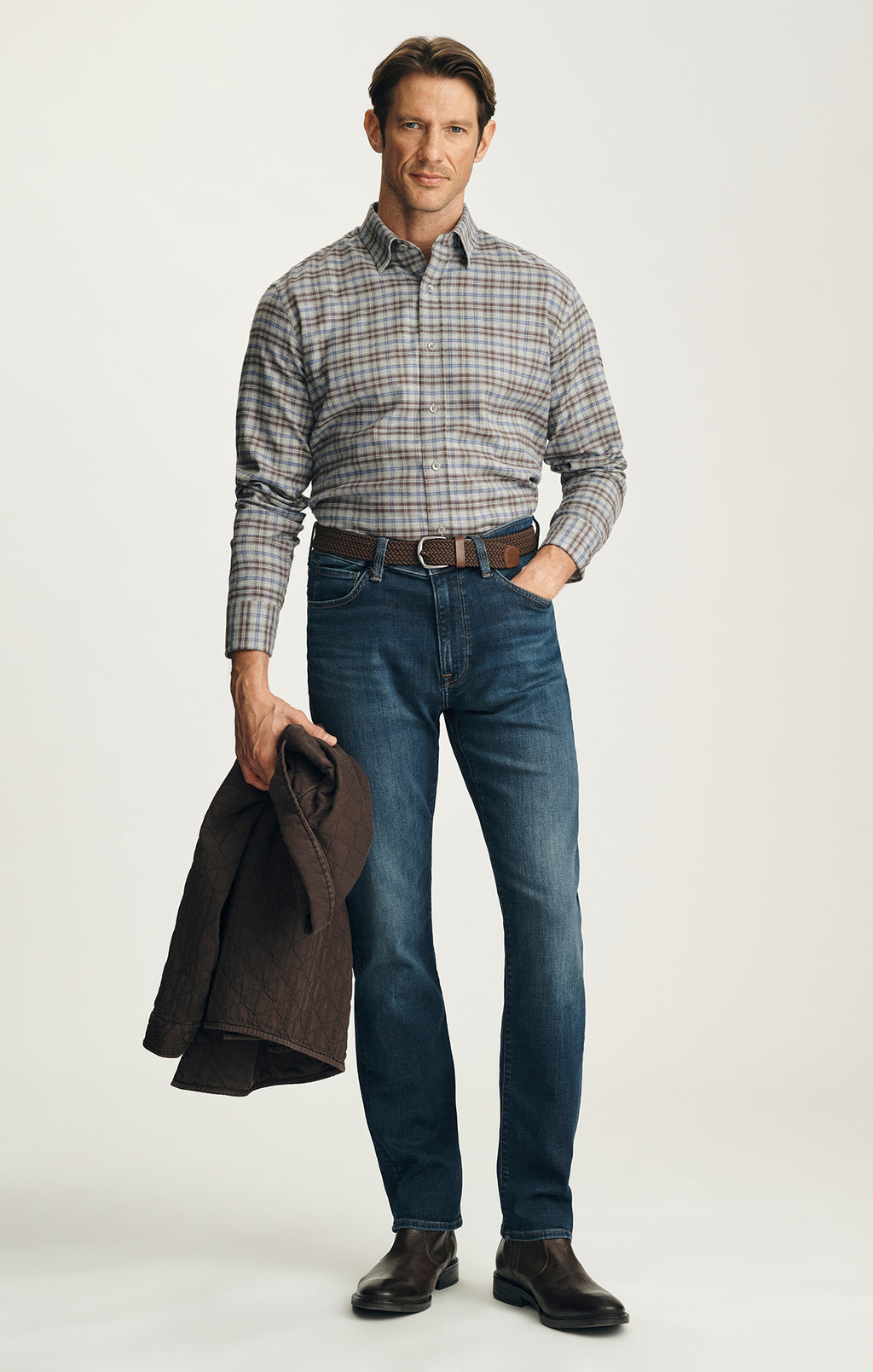 Courage Straight Leg Jeans in Dark Vintage
