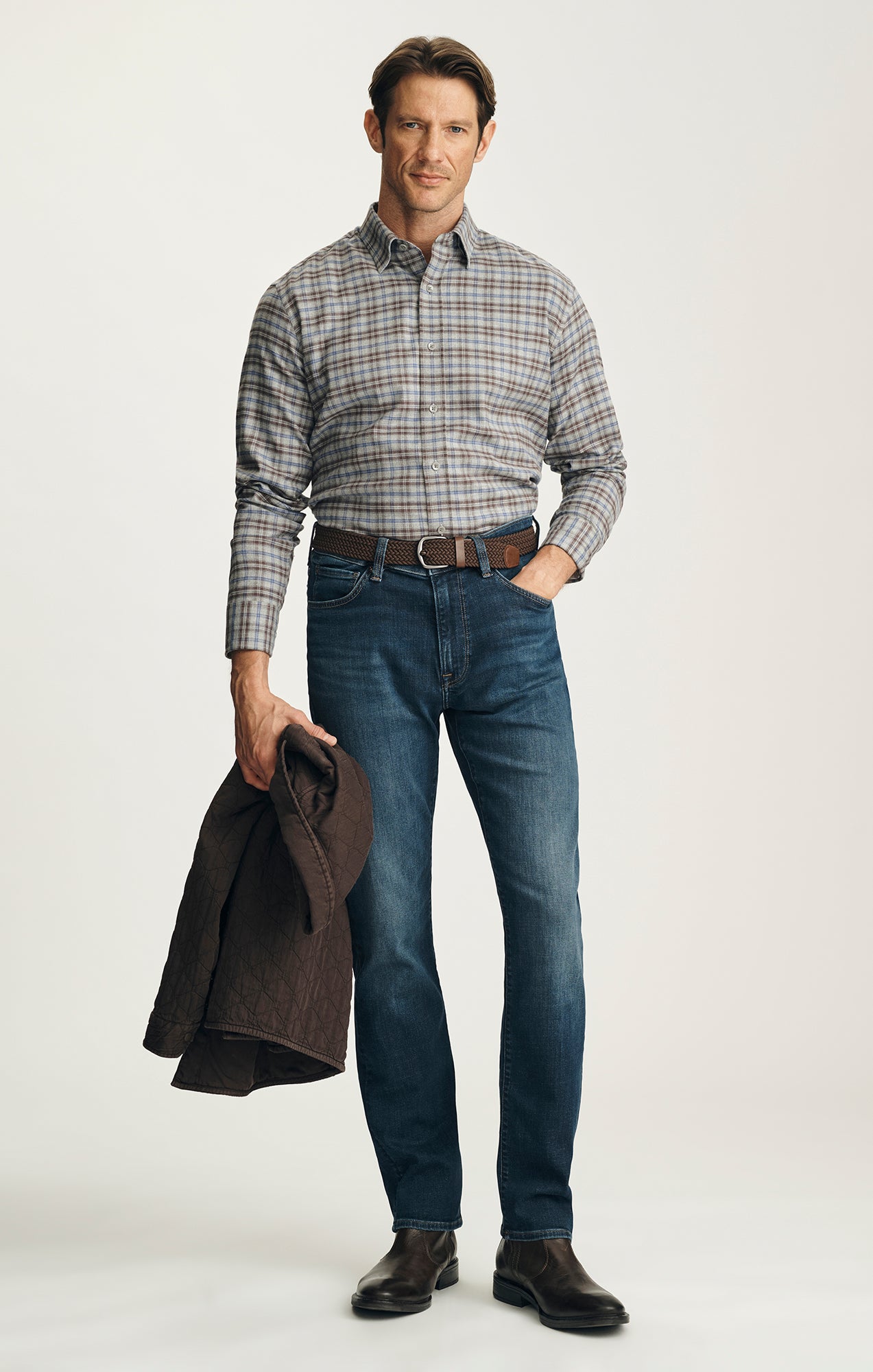 Courage Straight Leg Jeans in Dark Vintage