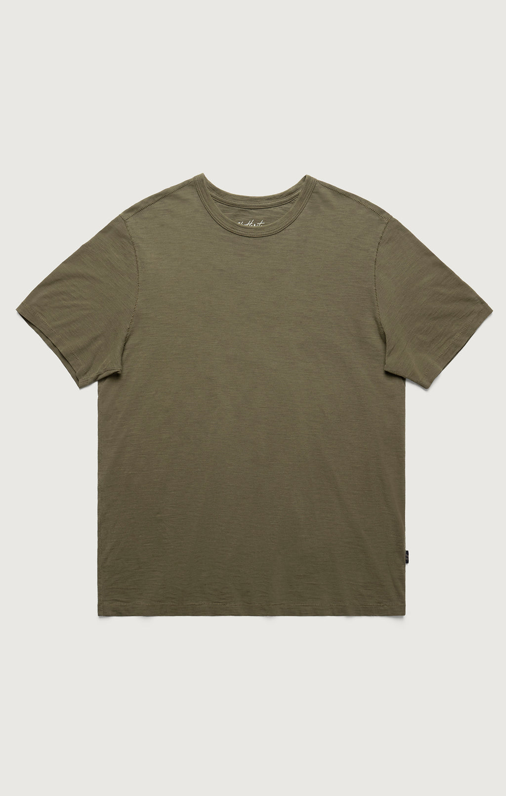 Slub Crew Neck T-Shirt in Kalamata