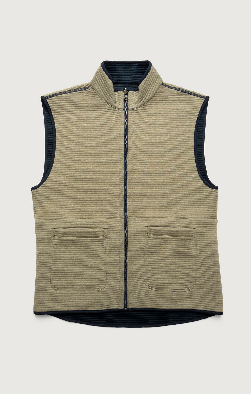 Ottoman Vest in Navy