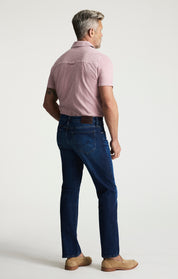 Camino Relaxed Straight Jeans In Deep Brushed Vintage