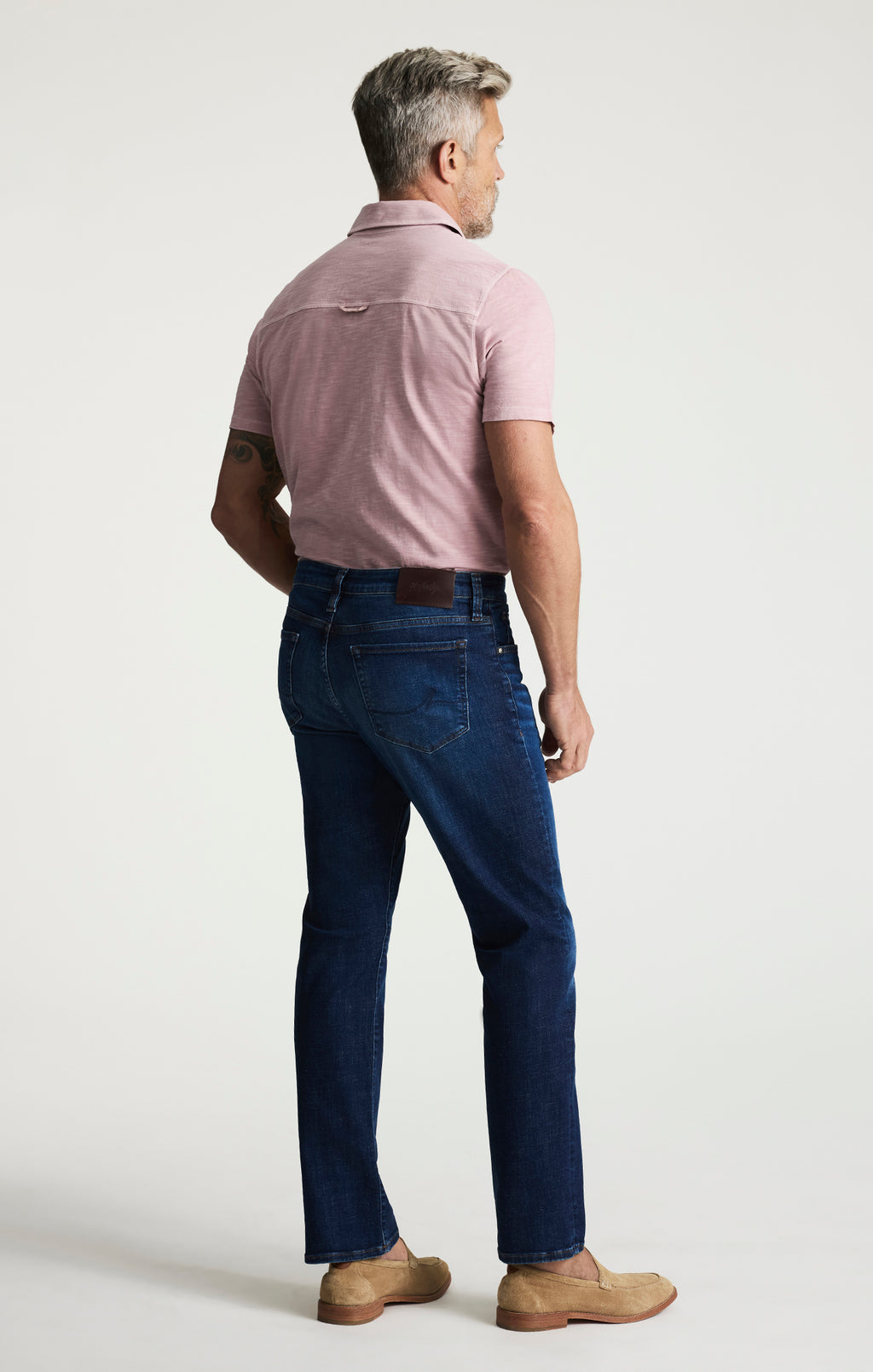 Camino Relaxed Straight Jeans in Deep Brushed Vintage