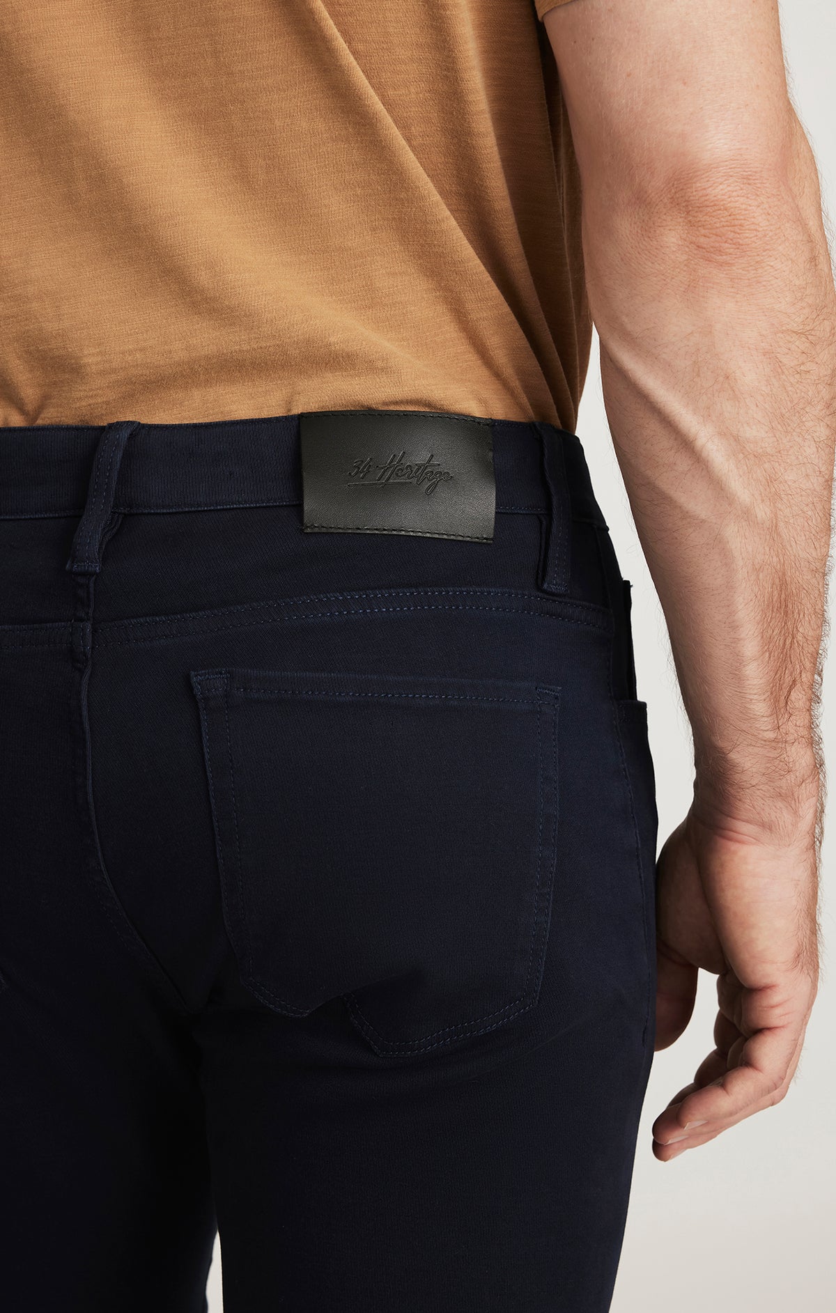 Cool Tapered Leg Pants in Dark Navy Cloud Luxe