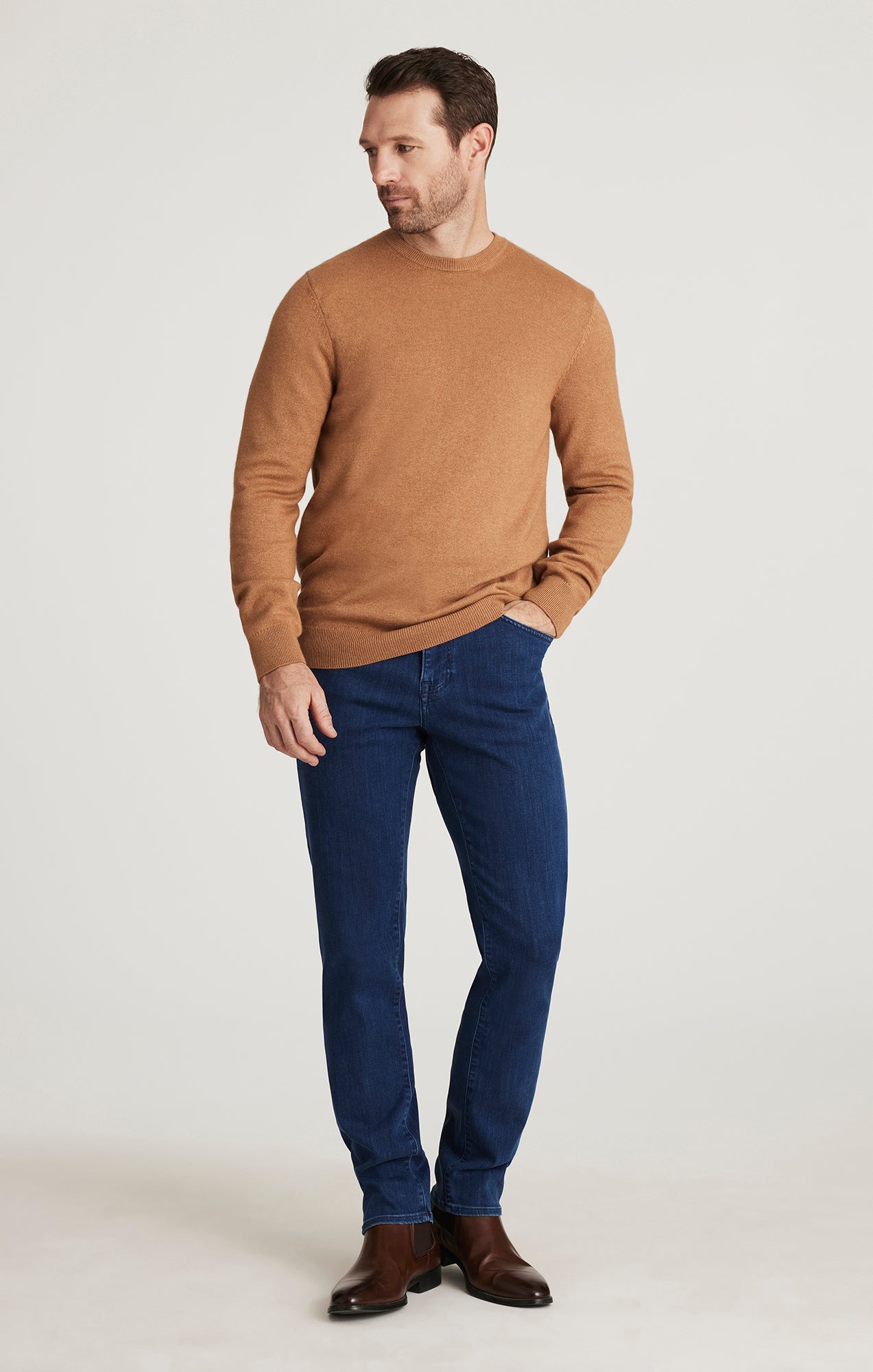 Champ Athletic Fit Jeans in Night Blue Urban