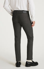 Courage Straight Leg Pants in Grey Herringbone