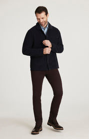 Cool Tapered Leg Pants in Burgundy Twill