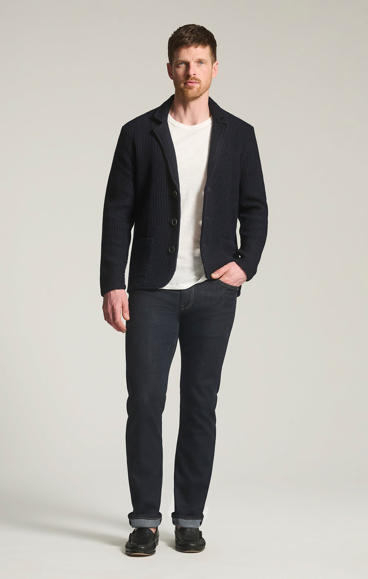 Courage Straight Leg Pants In Midnight Refined