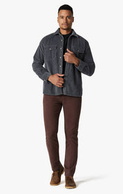 Corduroy Overshirt In Iron Gate