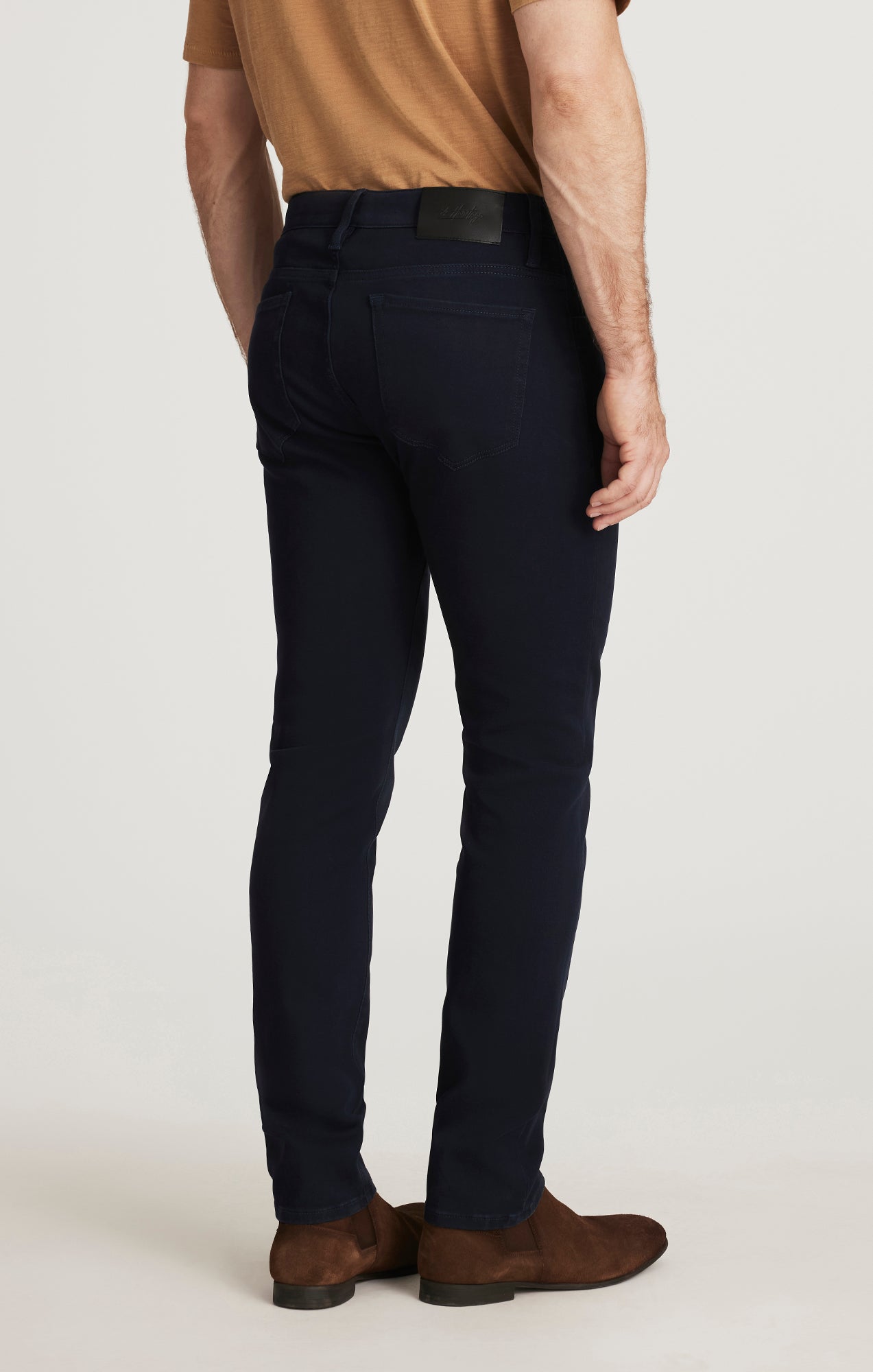Cool Tapered Leg Pants in Dark Navy Cloud Luxe