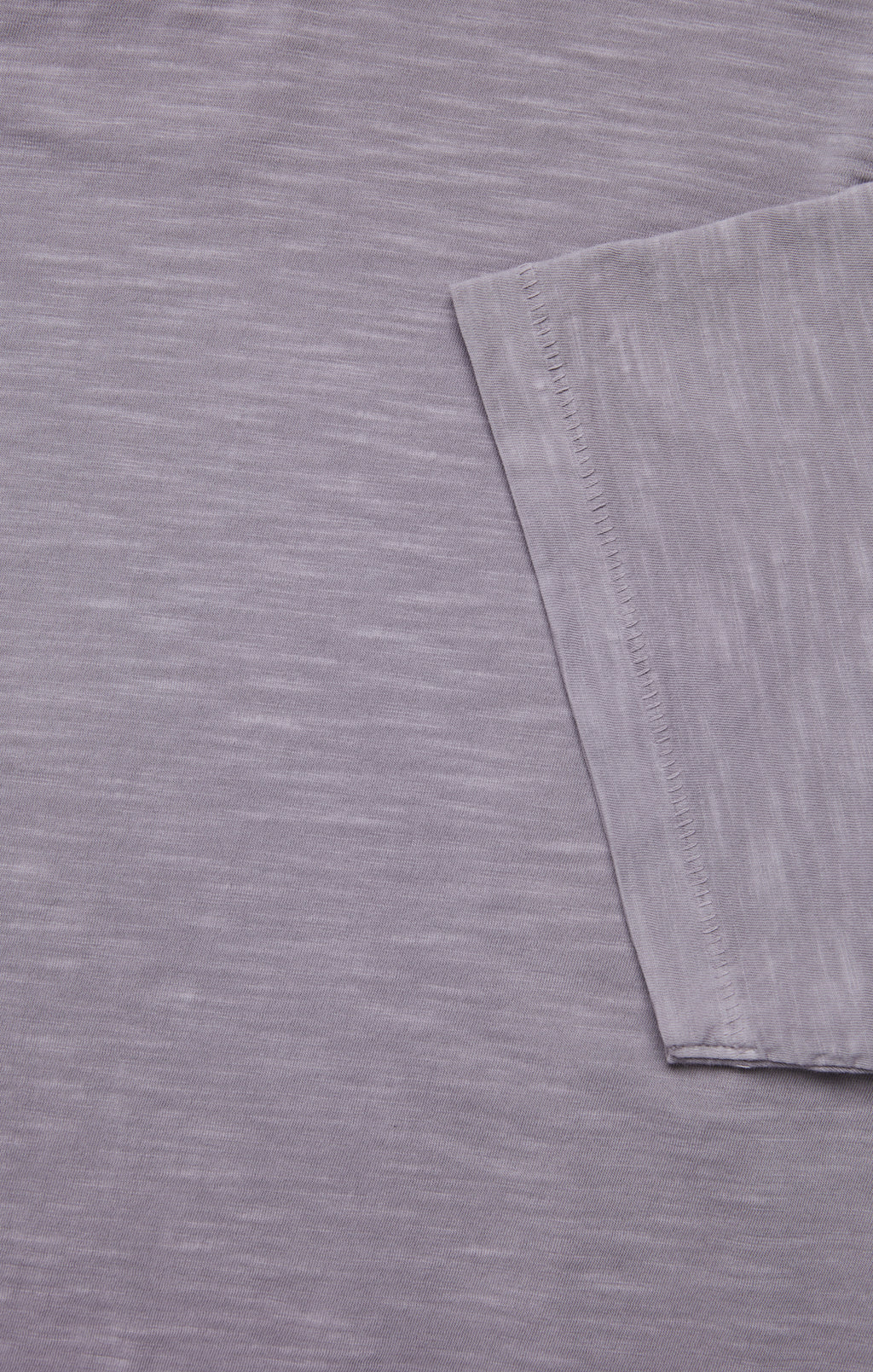 Slub Crew Neck T-Shirt in Lilac Dust
