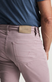 Courage Straight Leg Pants In Lavender Twill