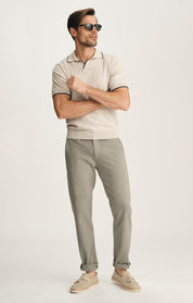 Verona Straight Leg Chino Pants In Dove High Flyer