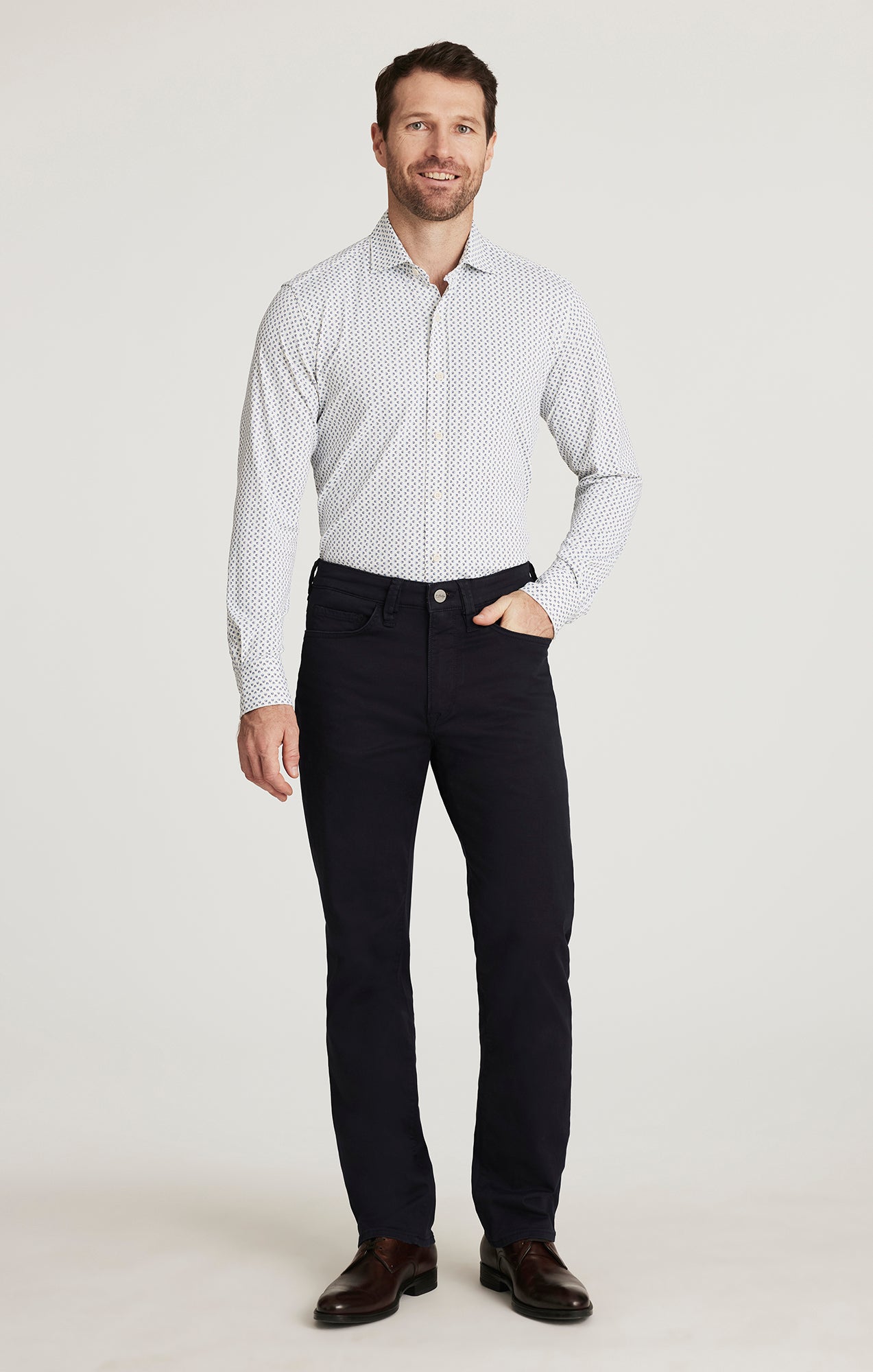 Charisma Classic Fit Pants in Navy Twill