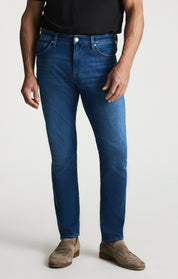 Cool Tapered Leg Jeans In Dark Brushed Organic Ultra